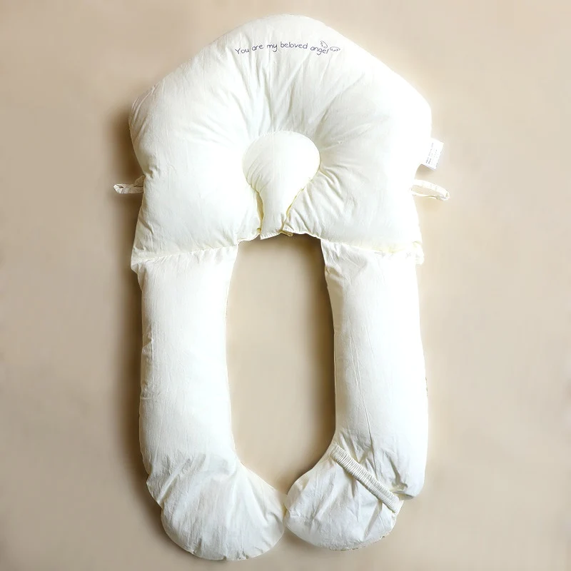 Ergonomic hypoallergenic infant support pillow for safe and comfortable baby sleep. A gentle newborn essential.