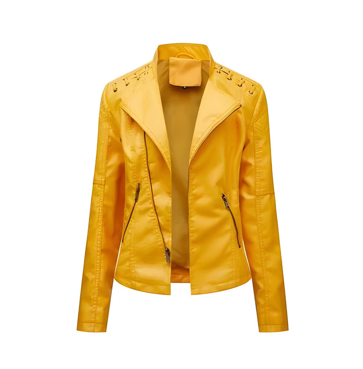 Versatile elegant vintage women's jacket, solid color, long sleeve, ideal for office or casual chic.