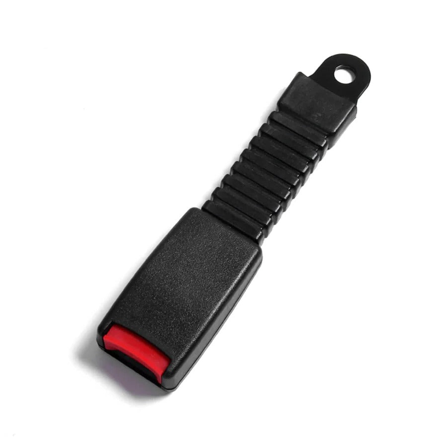 Adjustable car seat belt extender, ideal for pregnant women, elderly, and mobility aid users for safe travel.