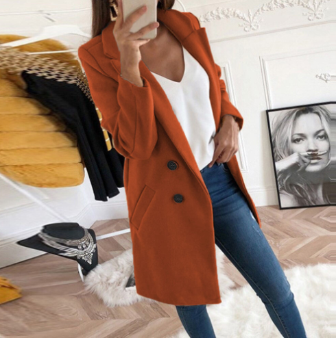 Lavish women's winter coat, elegant and warm outerwear for stylish winter fashion. A cozy, sophisticated jacket.