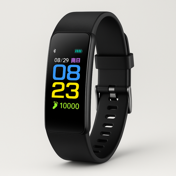 User-friendly senior smartwatch with blood pressure, sleep tracker, & fitness monitor for active living.