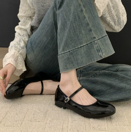 Women's Patent Mary Jane Flats