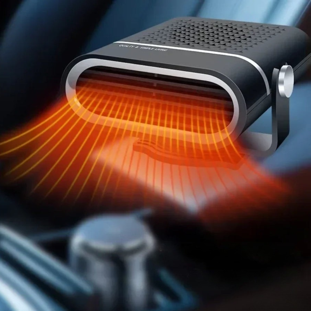 Universal 12V car fan & defroster provides summer cooling and improved vehicle comfort all season.