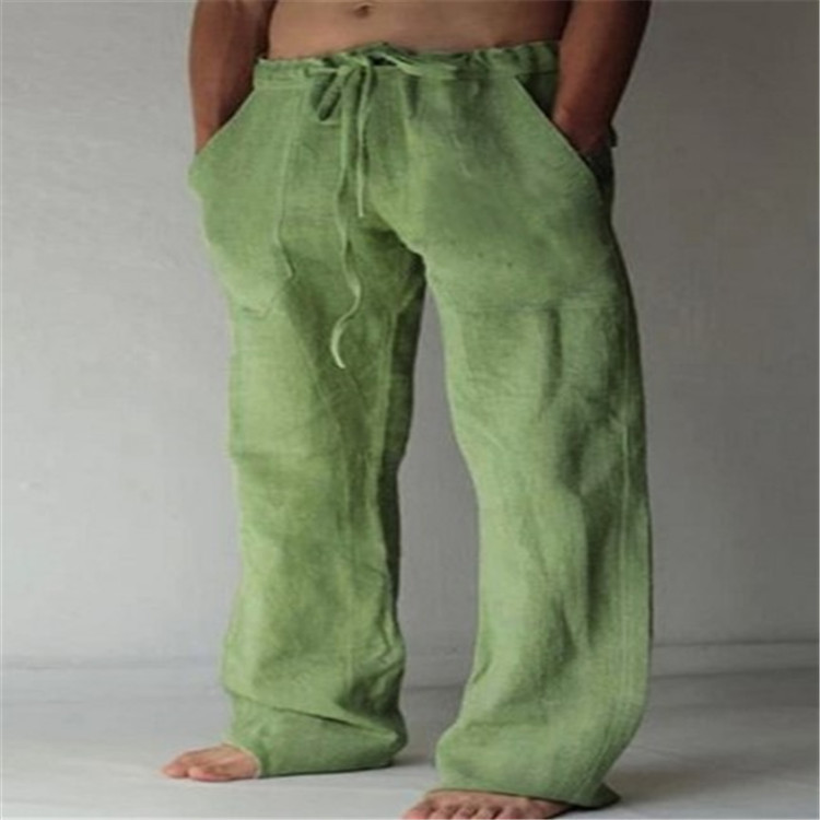 Casual men's wide leg pants with a relaxed fit, ultimate spring/summer comfort.