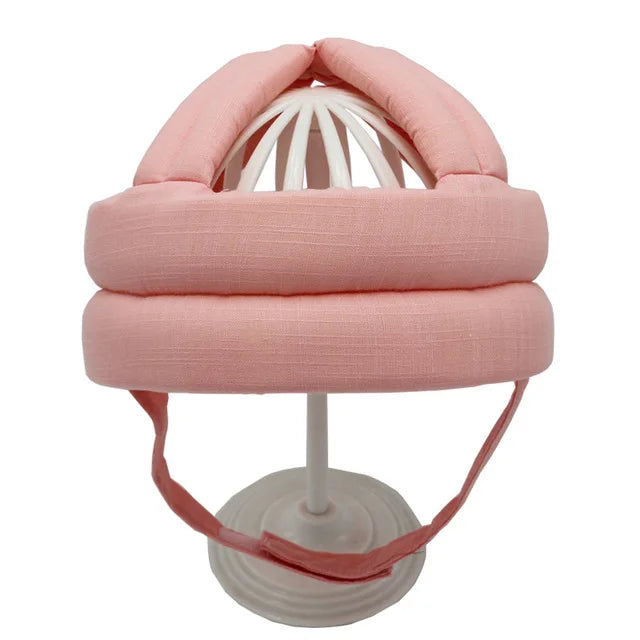 Infant safety helmet, soft & adjustable, ideal for crawling babies & taking first steps.