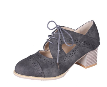 Premium women's orthopedic footwear, vintage style, ultimate comfort, anti-slip for active women.