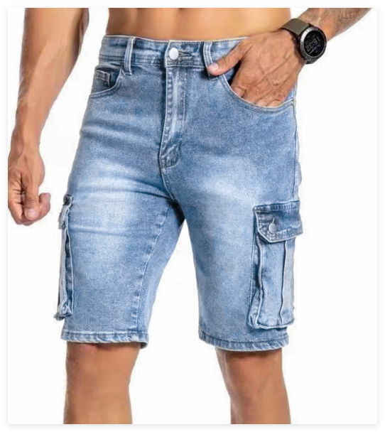 Stylish men's urban comfort shorts, perfect for summer. Features a comfortable fit & multiple practical pockets.