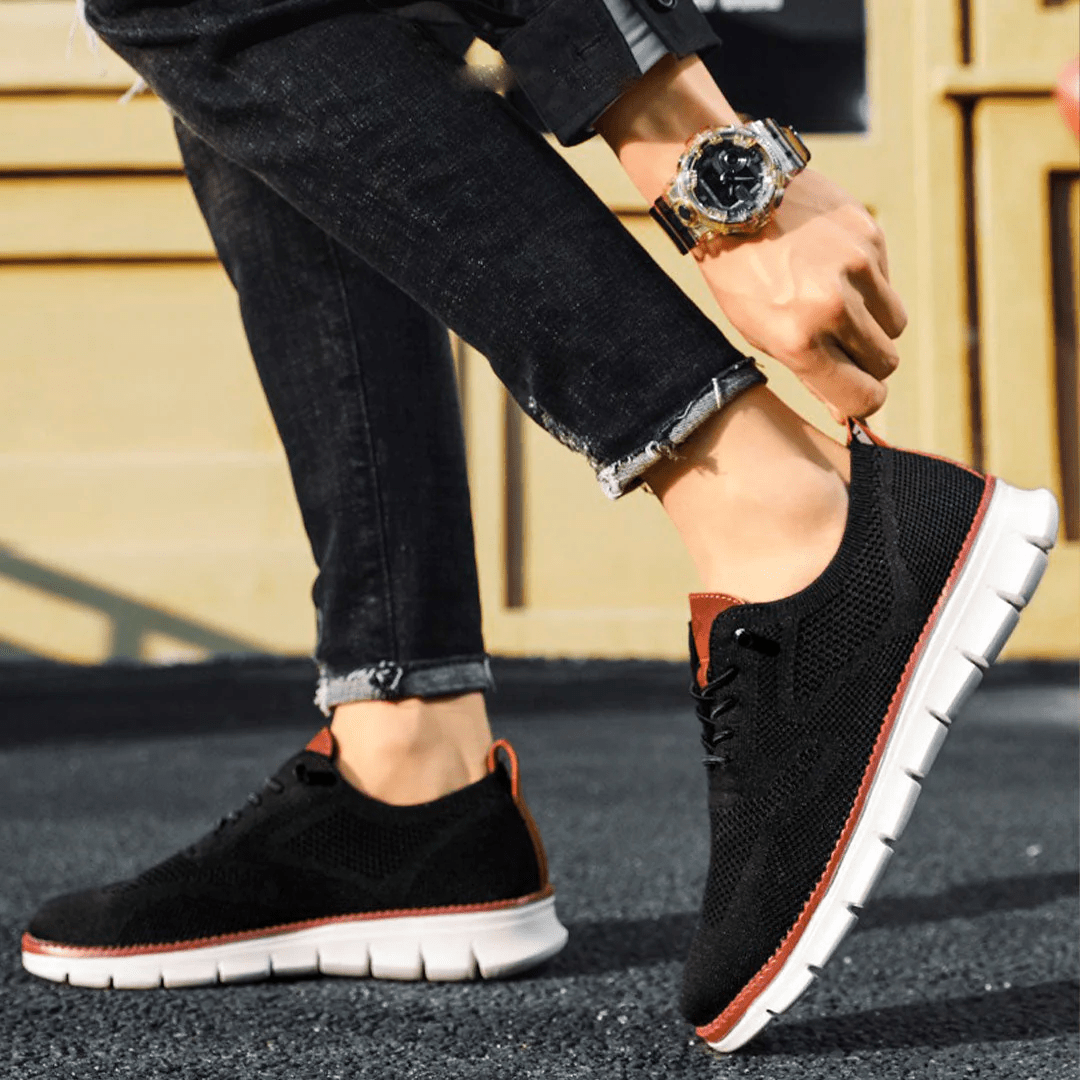 Men's comfortable orthopedic footwear, cushioned for active and daily use.
