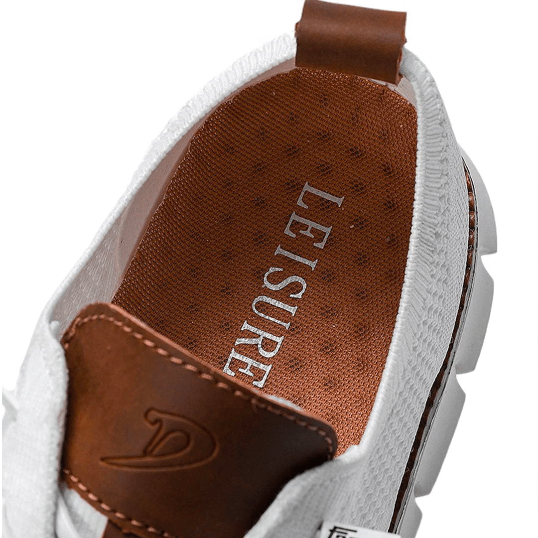 Men's supportive orthopedic lace-up shoes with cushioning for comfort.
