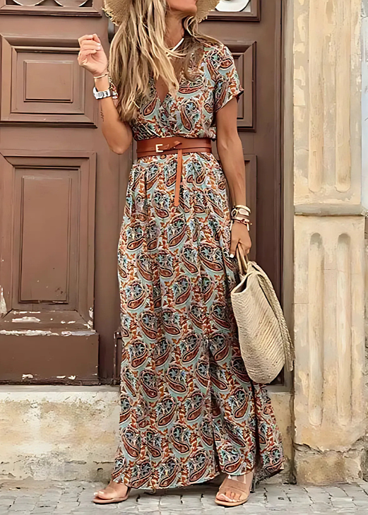 Boho Maxi Dress - Airy & Flowing Design