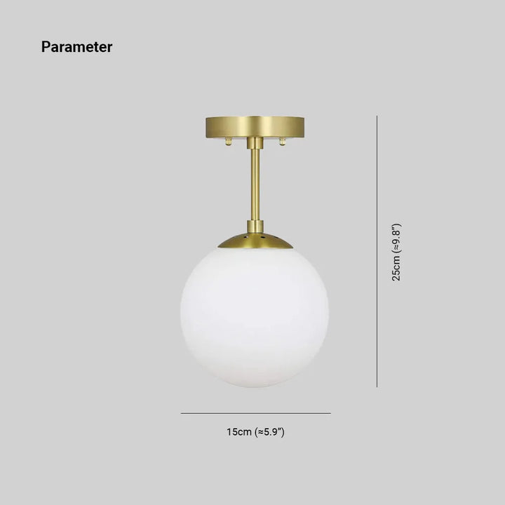 Black modern LED globe ceiling lamp, flush mount design, perfect for bedroom lighting & home decor.