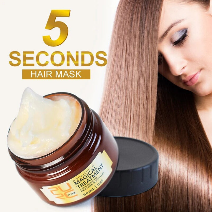 Instant Hair Repair & Shine Mask for damaged, dull hair. Deep conditioning treatment for a healthy, radiant look.