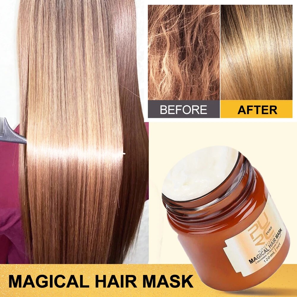 Moisturizing hair mask for dry, frizzy hair. Natural ingredients deeply condition, providing smooth, manageable results.