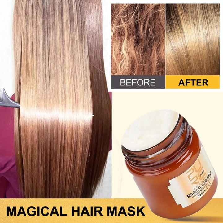 Moisturizing hair mask for dry, frizzy hair. Natural ingredients deeply condition, providing smooth, manageable results.