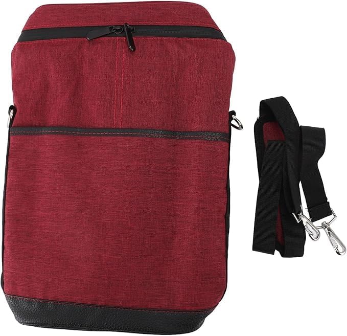 Gift for wine lovers: Insulated dual bottle wine carrier bag, ideal for picnics, travel, or events.