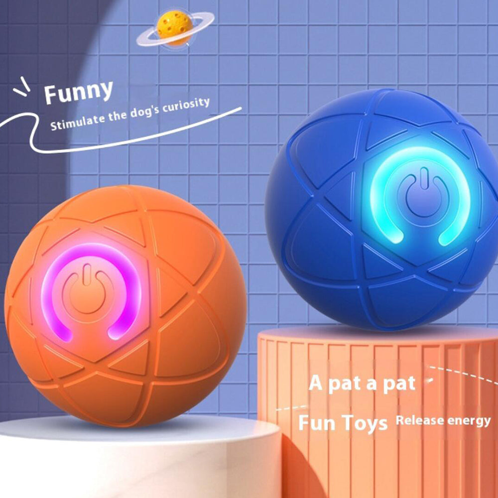 Durable automatic pet ball for dogs & cats, promoting active play & exercise.