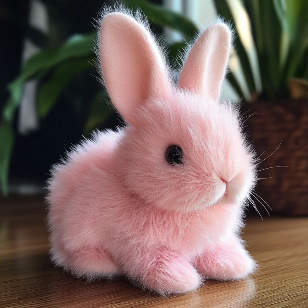 Interactive plush bunny toy for kids with realistic movements & sounds, perfect for toddlers & children.