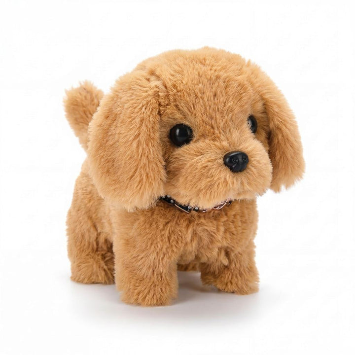 Realistic plush toy dog, a perfect gift for kids.