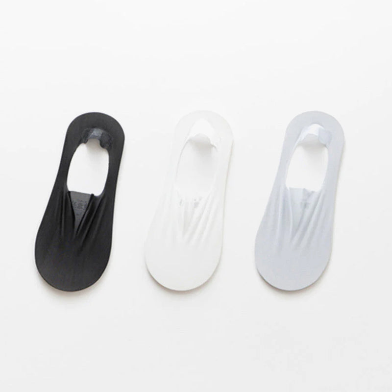 Unisex invisible no-show socks (3 pairs), breathable for sneaker & flats, a summer everyday essential.