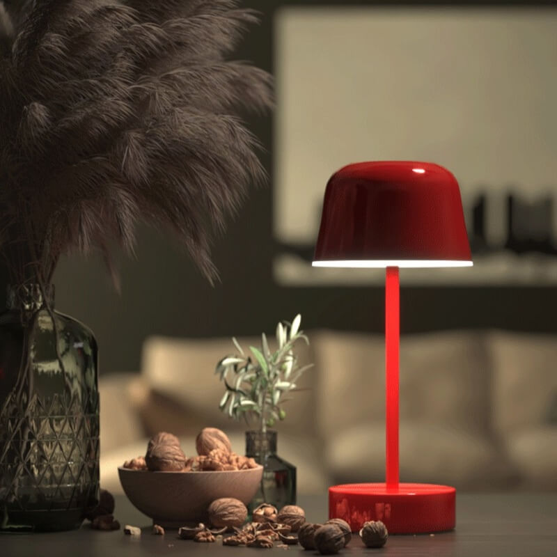 Modern LED table lamp, cordless & dimmable, perfect for home decor and interior lighting.