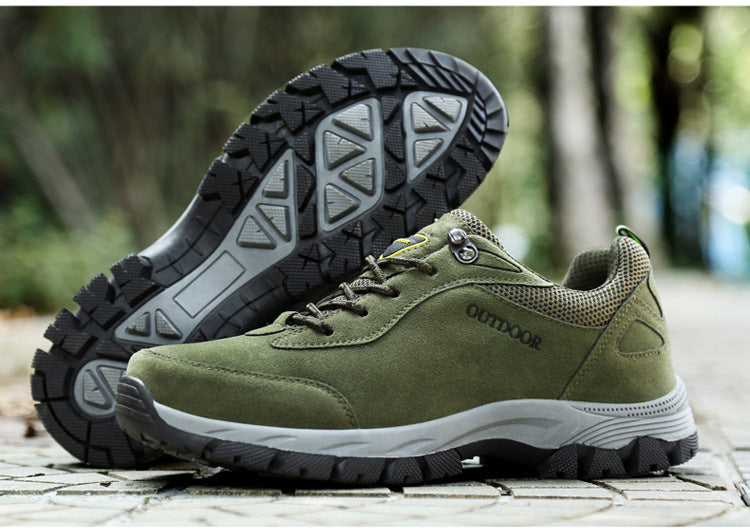 Front view of a pair of Men's Jasper orthopedic walking shoes, perfect for daily wear & active men.
