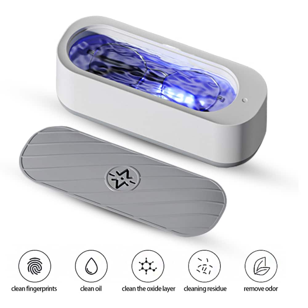 Get dazzling shine with this ultrasonic jewelry, eyeglass & watch cleaner. Home personal care for gentle cleaning.