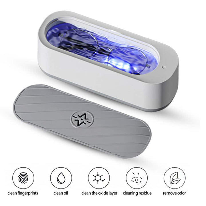 Get dazzling shine with this ultrasonic jewelry, eyeglass & watch cleaner. Home personal care for gentle cleaning.