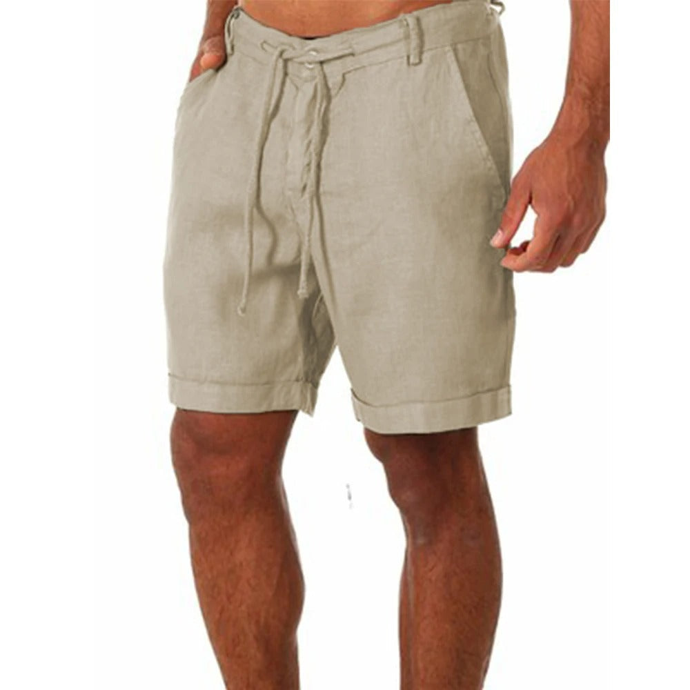 Men's comfortable summer drawstring shorts for warm days. Relaxed fit, perfect for casual wear & vacations.