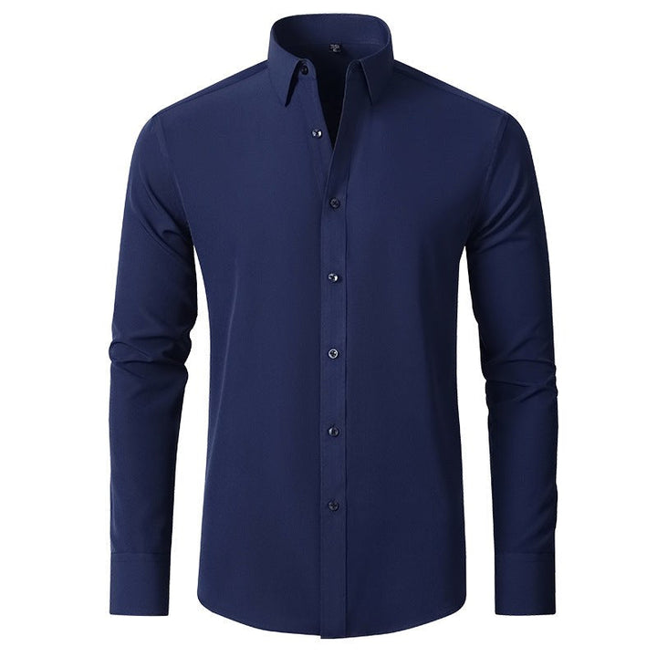 High-quality men's tailored slim fit stretch shirt, designed for lasting comfort & style.