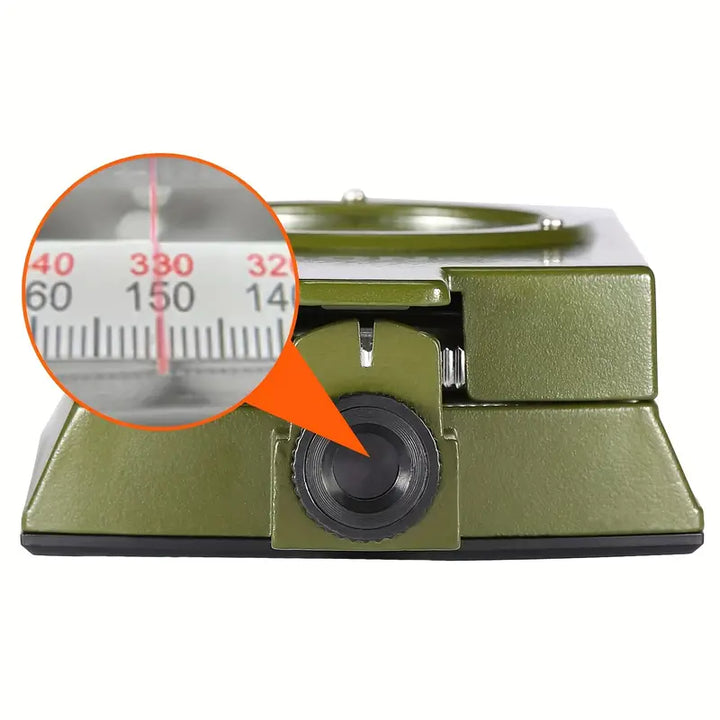 Reliable emergency survival compass, essential navigation gear for outdoor hiking, camping & adventure.