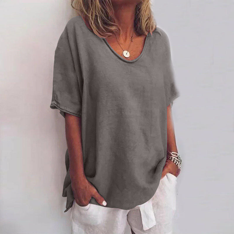 Relaxed fit casual blouse for women, perfect for everyday wear
