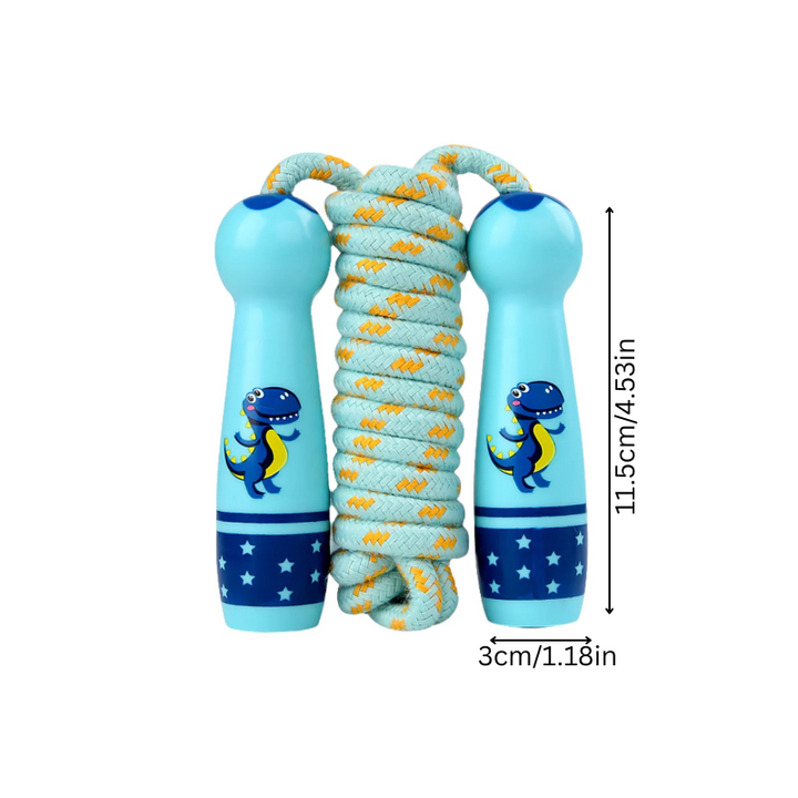 Durable children's adjustable skipping rope for active fun, exercise, and outdoor play.