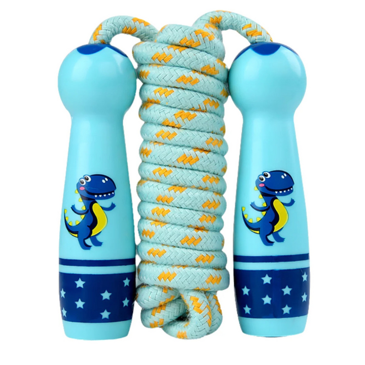 Adjustable kids skipping rope for active fun, fitness, and coordination skills development.
