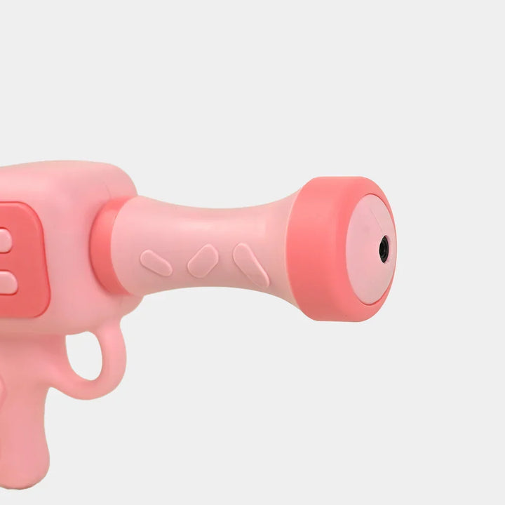 Young child wearing a fun backpack water blaster, ready for a playful outdoor summer water adventure.