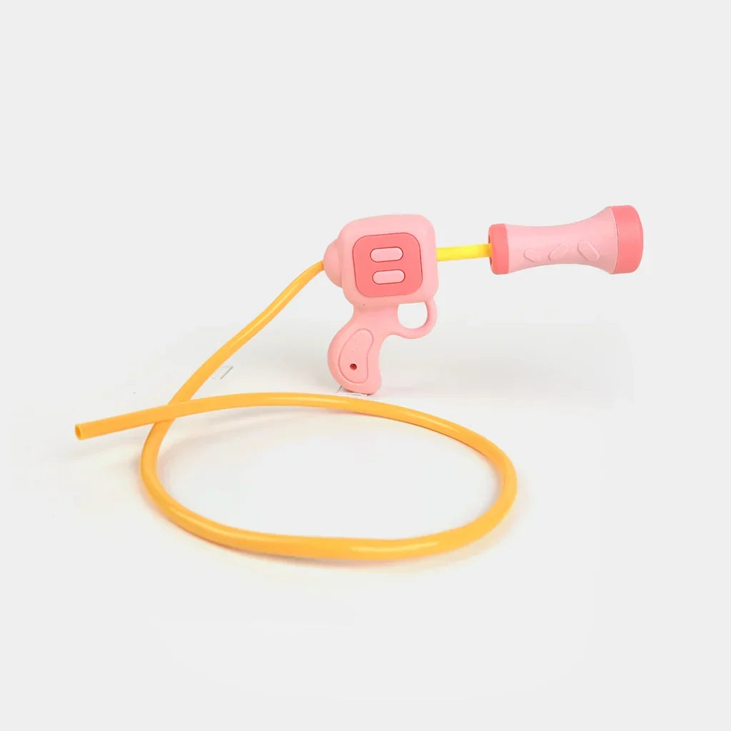 Lightweight kids' water blaster backpack, an engaging outdoor toy for summer fun and water battles.