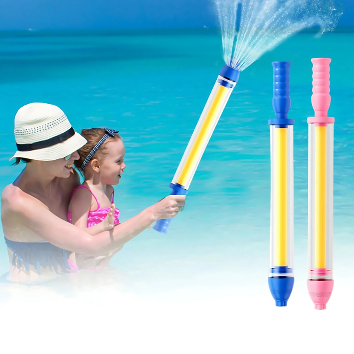 Vibrant firework water sprayer, enhancing kids' outdoor summer activities & backyard water play.
