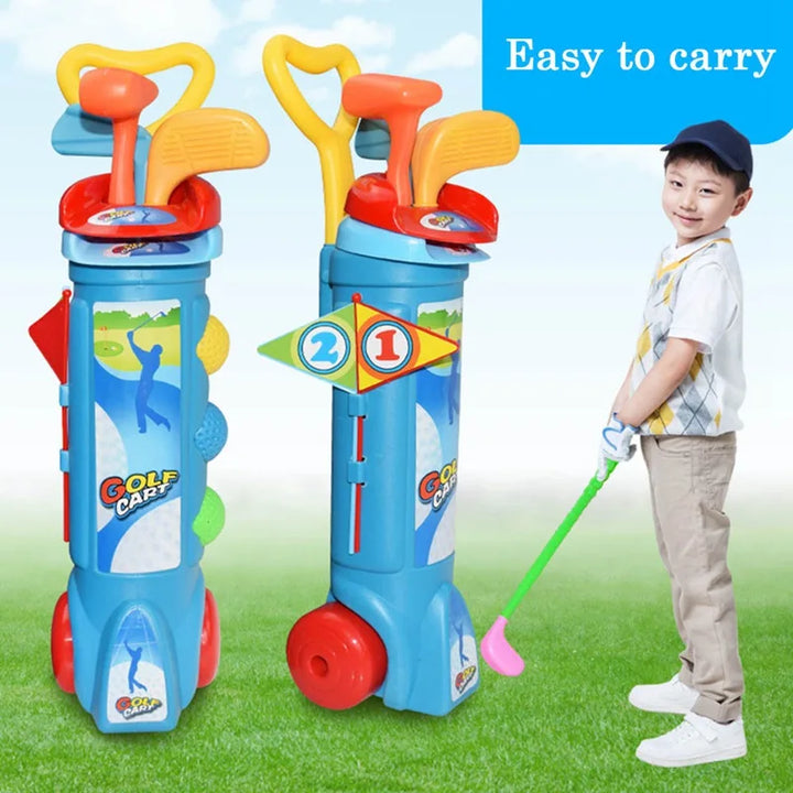Engaging children's sports toy: the ultimate indoor/outdoor golf practice set.