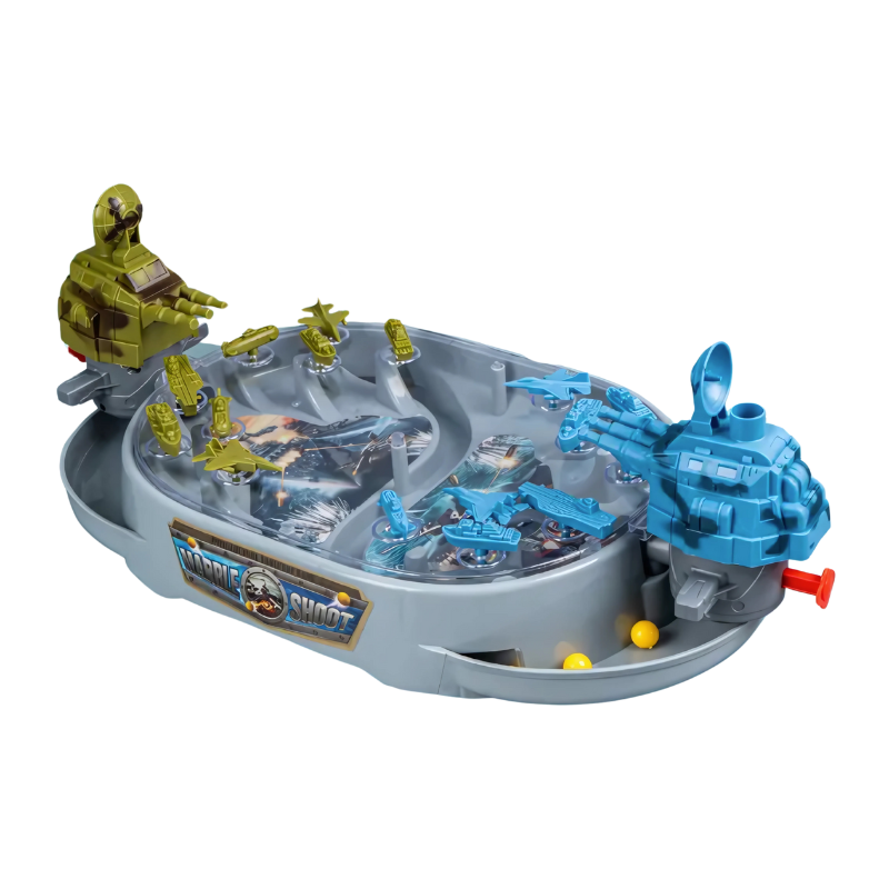 Interactive dinosaur battle game for kids, promoting developmental skills & strategic 2-player fun with dino toys.