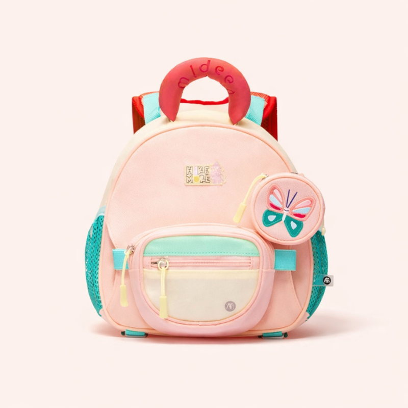 Lightweight kids' school backpack with water bottle holder, ideal for daily student use.