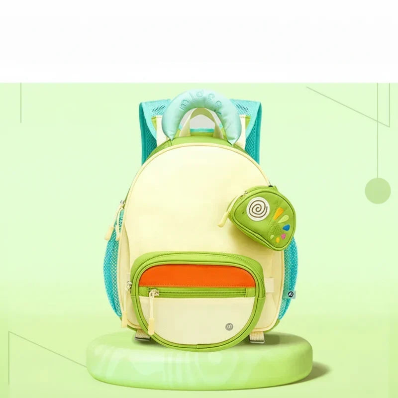 Children's essential school backpack, lightweight, durable, and organized with a water bottle holder.