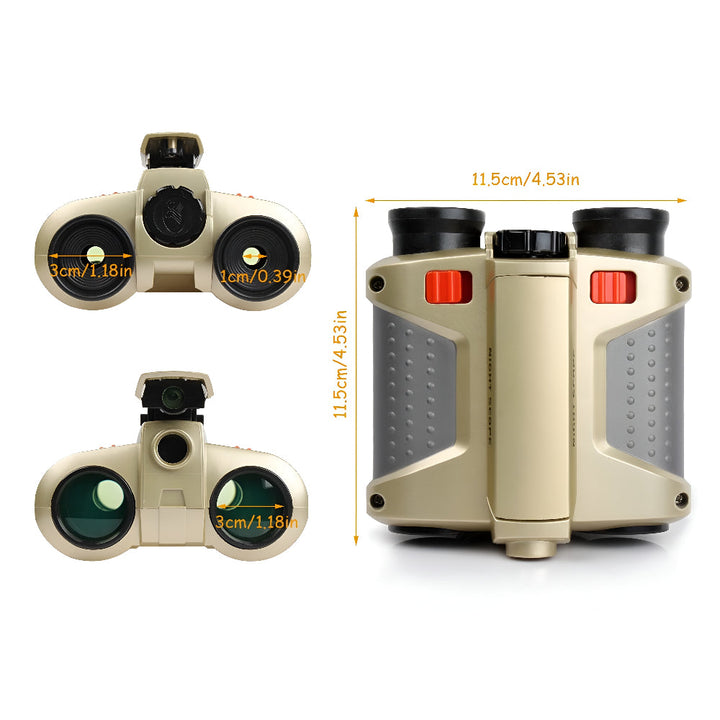 Realistic night vision binoculars toy for young explorers, ages 6+