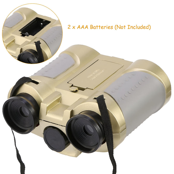 See in the dark with these kids' adventure night vision binoculars