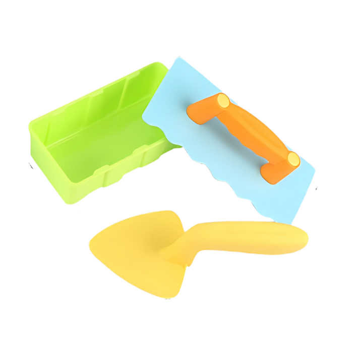 Kids' 3-pack outdoor sand & snow building blocks for creative play. Durable construction toys for children.
