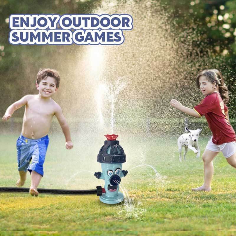 Active play sprinkler baseball game for kids, promoting outdoor fun & water activity in the backyard.