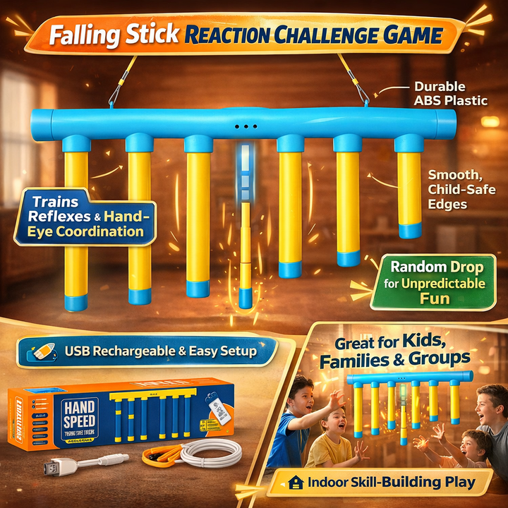 Indoor activity game for kids: reaction training fun