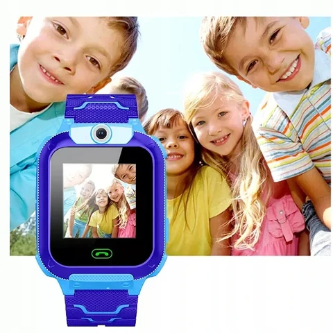 Kids' SafeScout Smartwatch with GPS Tracking & SOS Feature, a smart device for child safety.