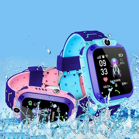 Junior wearable tech: A black SafeScout smartwatch, ensuring parental peace of mind with location alerts.