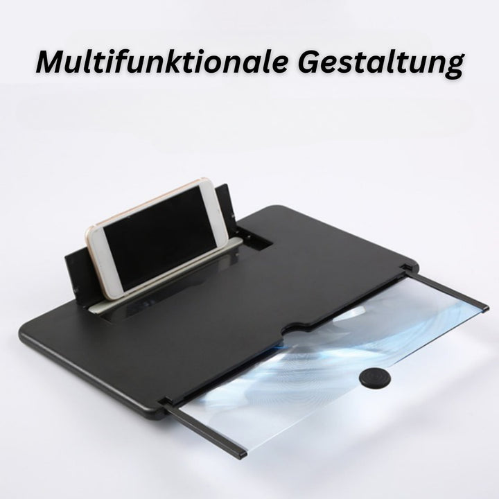 Universal smartphone screen magnifier, ideal gift for phone users, enhances video calls & streaming.