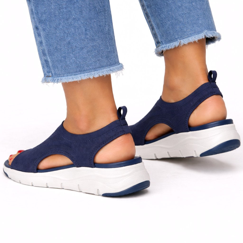 Women's lightweight orthopedic slip-on walking shoes with ultimate cushioning for all-day active comfort.
