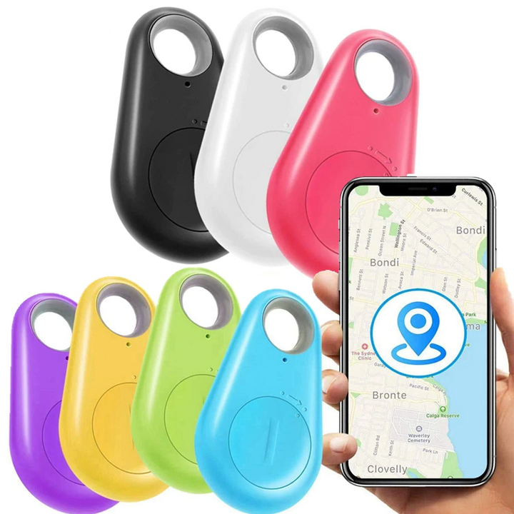 Waterproof GPS pet tracker for dogs and cats, offering real-time location and geofencing for their safety.